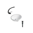 thumbnail image 1 of DROP Bath and Kitchen DR091119 Undermount Bathroom Sink Set, 1 of 5
