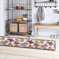 thumbnail image 4 of Watercolor Butterflies Unique Hallway Runner Rug 2'x6' Kitchen Rug with Rubber Backing Colorful Summer Insects Non Slip Entryway Rug Runner Washable Soft Area Rug for Hallway Bedroom Kitchen Decor, 4 of 6