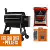 Traeger Grills Pro 780 Black Pellet Grill Bundle with Wifire® Connectivity - Includes Free cover and Bag of Pellets