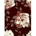 thumbnail image 3 of Chiffon Printed Sydney Floral Fabric Sheer Peonies Dressmaking Top Weight Chiffon (B/GREY, HalfaYard), 3 of 5