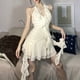 thumbnail image 2 of Elegante vestido ajustado sexy con cuello halter y estilo callejero de verano para mujer OAVQHLG3B Store  lin121212, 2 of 5