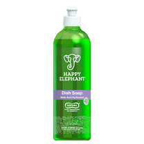 Happy Elephant Dish Soap - Superior Cleaning Power, Liquid Ez Squeeze Bottle, Easy Rinse, Water Efficient, Cuts Through Grease, Gentle on Hands - White Tea and Fig (16 fl oz - Pack of 1)