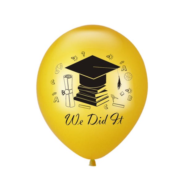 Globo De Látex De 12 Pulgadas Lo Hicimos Doctorial hat Felicitación Por Fiesta De Graduación