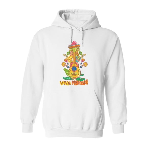 Viva Mexico. Hoodie Men -Image by Shutterstock, Male 3X-Large