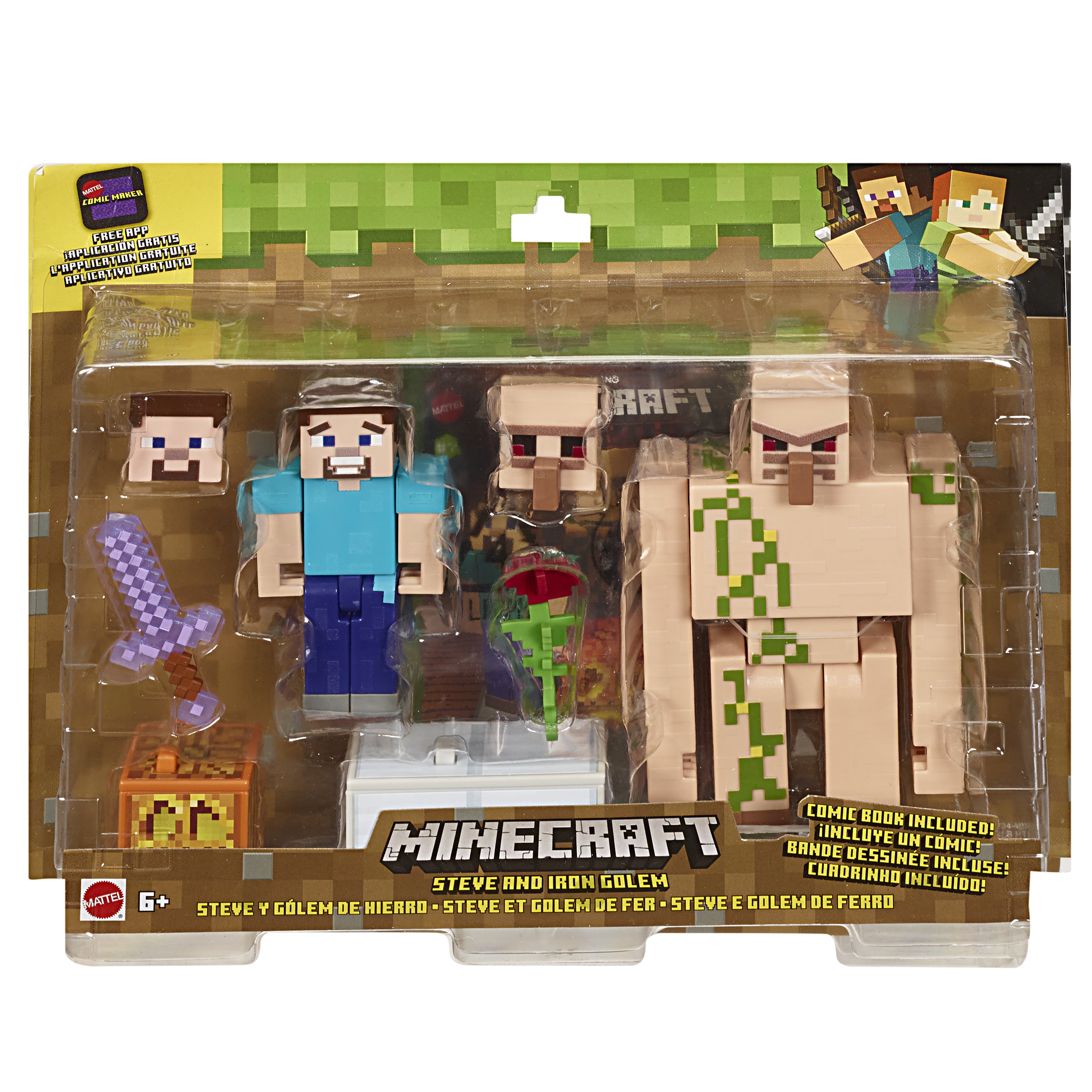 Minecraft Figurine Steve 8 cm à Prix Carrefour