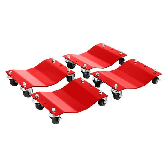 Pentagon Tools 16x12-Inch Car Wheel Dolly Set of 4 with 6000lb Capacity