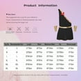 thumbnail image 7 of TiaoBug Men's Valentine's Day Costume Halloween Party Cosplay Dress Up Suit One Shoulder Romper Black 3XL, 7 of 7