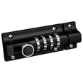 thumbnail image 5 of Combination Locking Bolt Slide Bolt Latch Household Keyless Mechanical Combination Lock Door Bolts Barrel Bolt Door Latch for Garden Yard Black, 5 of 8