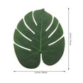 thumbnail image 3 of CIMAXIC Cimaxic Green Monstera Leaf Placemats for Home Use Non Slip Table Mats, 3 of 6