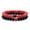 B, variant on Beaded Bracelets Men Women 8mm Lava Rock Chakra Beads Elastic Natural Stone Agate Bracelet