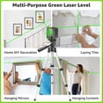 thumbnail image 2 of Nivel láser Huepar B011G-1TP autonivelante Green Cross Line, 2 of 9