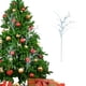 thumbnail image 1 of 32in Christmas Long Cuttings Gold Powder Christmas Party Decoration Ball Branches Berry Sequins Bunchs, 1 of 6