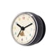 thumbnail image 3 of Reloj de ducha para baño, sencillo, antivaho, pequeño, para baño, espejo, refrigerador DPL1156 negro gris, 3 of 8