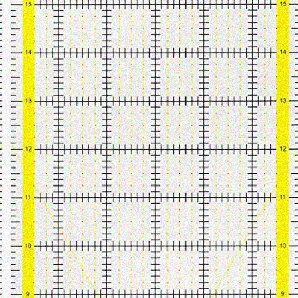 QuiltMaster 6x24: Precision Clear Acrylic Ruler for Fabric Cutting & Sewing