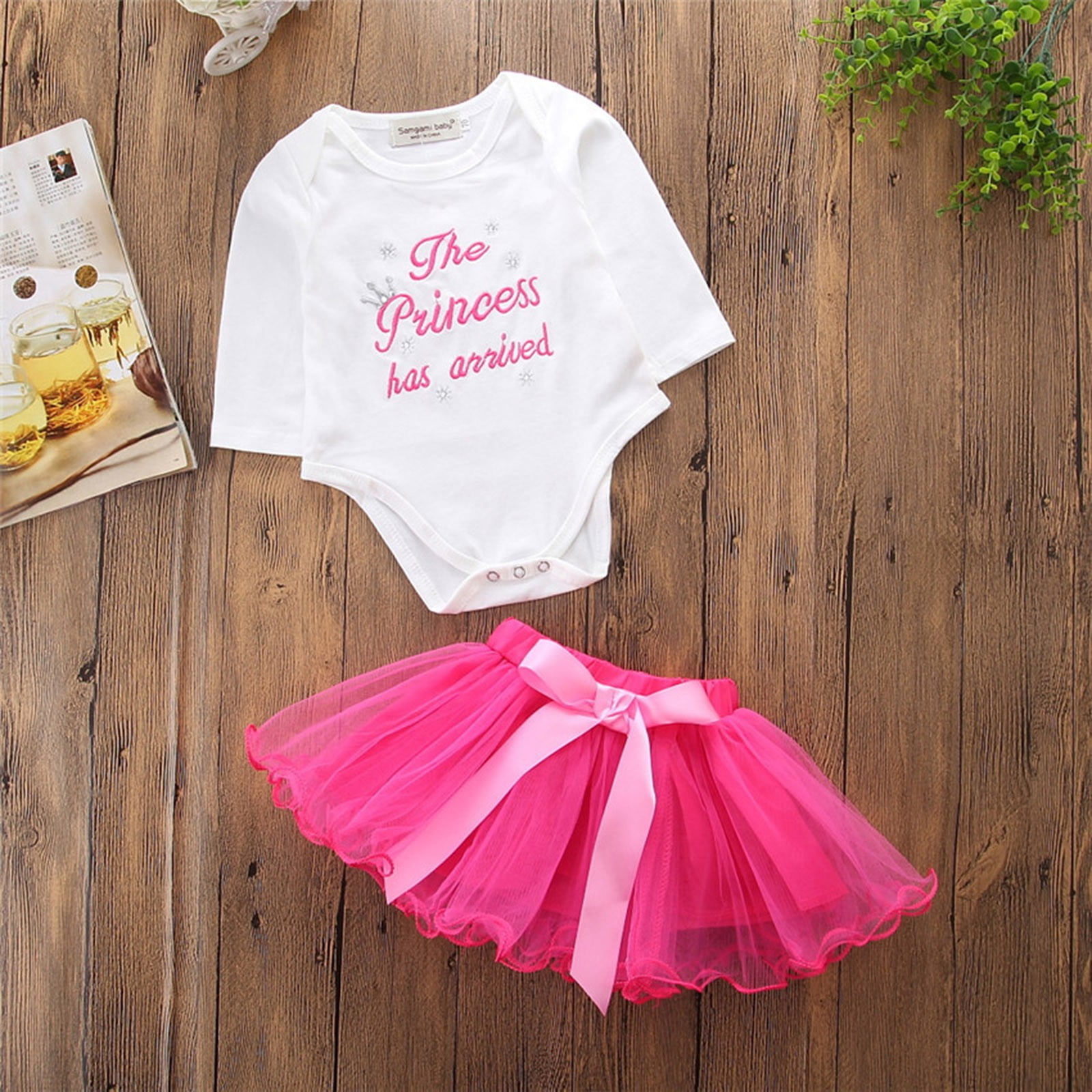 Girl tutu skirt 2-piece outfit set sale