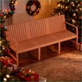 thumbnail image 2 of Outdoor 3-Seater Sofa for Patio/Balcony/Living Room, All-Weather, Easy Assembly | Polypropylene | Slat Back, 2 of 17