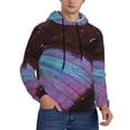 thumbnail image 2 of Naloa Wings Of A Butterfly Men's Casual Hooded Collar Drawstring Hoodies Pullover Sweatshirts Casual Long Sleeve Shirts-Medium, 2 of 7