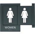 thumbnail image 2 of Advantus Pop-Out ADA Signes, 6" X 9", Gris/blanc, Femmes (91097), 2 of 4