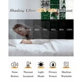thumbnail image 5 of St. Patrick's Day Blackout Curtains for Bedroom Living Room Darkening Curtains 84 Inch Length 2 Panels Set Green Checked Luck Leaves Gnomes Window Curtain Window Treatment Grommet Drapes 52"x84", 5 of 9