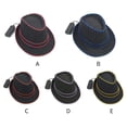 thumbnail image 4 of Premium Light Up Hat Uses EL Wire Bright LED Blinking Flashing Jazz Cap Party Hat For Party Concert Stage Show, 4 of 6