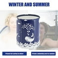 thumbnail image 2 of Folding Bathtub Portable Adult Spa Bath Tub Soaking Tub Hot Ice Bathtub Kids Pool, Blue Whale, 2 of 10