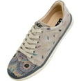 thumbnail image 4 of Dogo Vegan Leather Sneakers for Women - Handmade and Unique Fashion Sneakers for Women, I Never Sleep Design, Size 8, 4 of 5