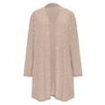 thumbnail image 6 of Njagoc3 Women Tweed Blazer Jacket Single Breasted Elegant Office Work Outerwear, 6 of 6