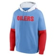 thumbnail image 5 of Men's Fanatics Light Blue Tennessee Titans Helmet Retro Pullover Hoodie, 5 of 7