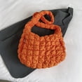 thumbnail image 4 of Bolso tipo cartera con burbujas para mujer, Bolso informal con pliegues en la nube, Bolso para citas diarias de gran capacidad, 4 of 7