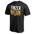 thumbnail image 2 of Men's Black Pittsburgh Pirates Hometown Collection Yinzer Nation T-Shirt, 2 of 4