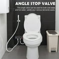 thumbnail image 4 of MasteelfCA Toilet Stop Valve Stainless Bathroom Toilet Angle Valve Water Shut Off Valve, 4 of 7