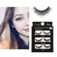 thumbnail image 2 of NEW! 3 Pairs 3D Long False Eyelashes Makeup Natural Fake Thick Black Eye Lashes Eyelashes Lashes Makeup Lash clusters, 2 of 5