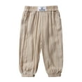 thumbnail image 5 of MYGBCPJS 3-Pack Boys Girls Bamboo Rayon Harem Pants Toddler Soft Bloomer Trousers Bottoms, 5 of 9