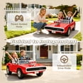 thumbnail image 4 of iYofe 24V 2 Seater Licensed 1970 Dodge Charger R/T Powered Ride on Cars, Kids Electric Toys Car with Remote Control, 4 Wheels Spring Suspension, Red, 4 of 10