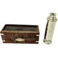 thumbnail image 4 of Nautical Handheld Brass Telescope With Wooden Box Pirate Spyglass 15", 4 of 6