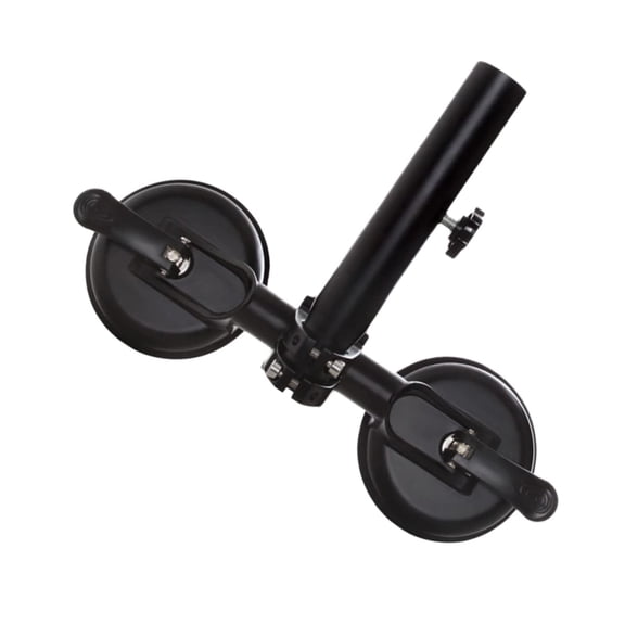 Vehicle Flagpole Holder With Strong Suction Cup Mount Easy Install For Truck Roof Motorcycle Smooth Surfaces