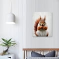 thumbnail image 3 of JRXY  Animal Poster Wall Pictures for Children Bedroom Cute Rabbit Painting Home Accessories Poster Decor Modern Wall Charts Canvas (Squirrel,) 16x20 in, 3 of 4