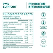 HABIT PMS Support Supplement, Supports Hormonal Balance, Chasteberry, Ashwagandha, 60 Capsules