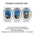 thumbnail image 3 of Underwater Bathtub Sticker Bathroom Decoration Wall Sticker | Self-Adhesive Space Module Bathroom Toilet Sticker | Removable Pvc Mural for Tub, Tile, Shower, and Pool | Blue Sea Print for Home, 3 of 8