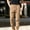 #0295-Khaki, variant on Men Corduroy Patchwork Drawstring Jogger Pants Elastic Waist Daily Casual Bottoms Black S Gift