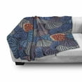 thumbnail image 3 of Fruit Soft Flannel Fleece Throw Blanket, Half Whole Fig Fruits Ripe Gourmet Vivid Mediterranean Region Artwork, Cozy Plush for Indoor and Outdoor Use, 60" x 80", Blue Purple Grey, by Ambesonne, 3 of 6