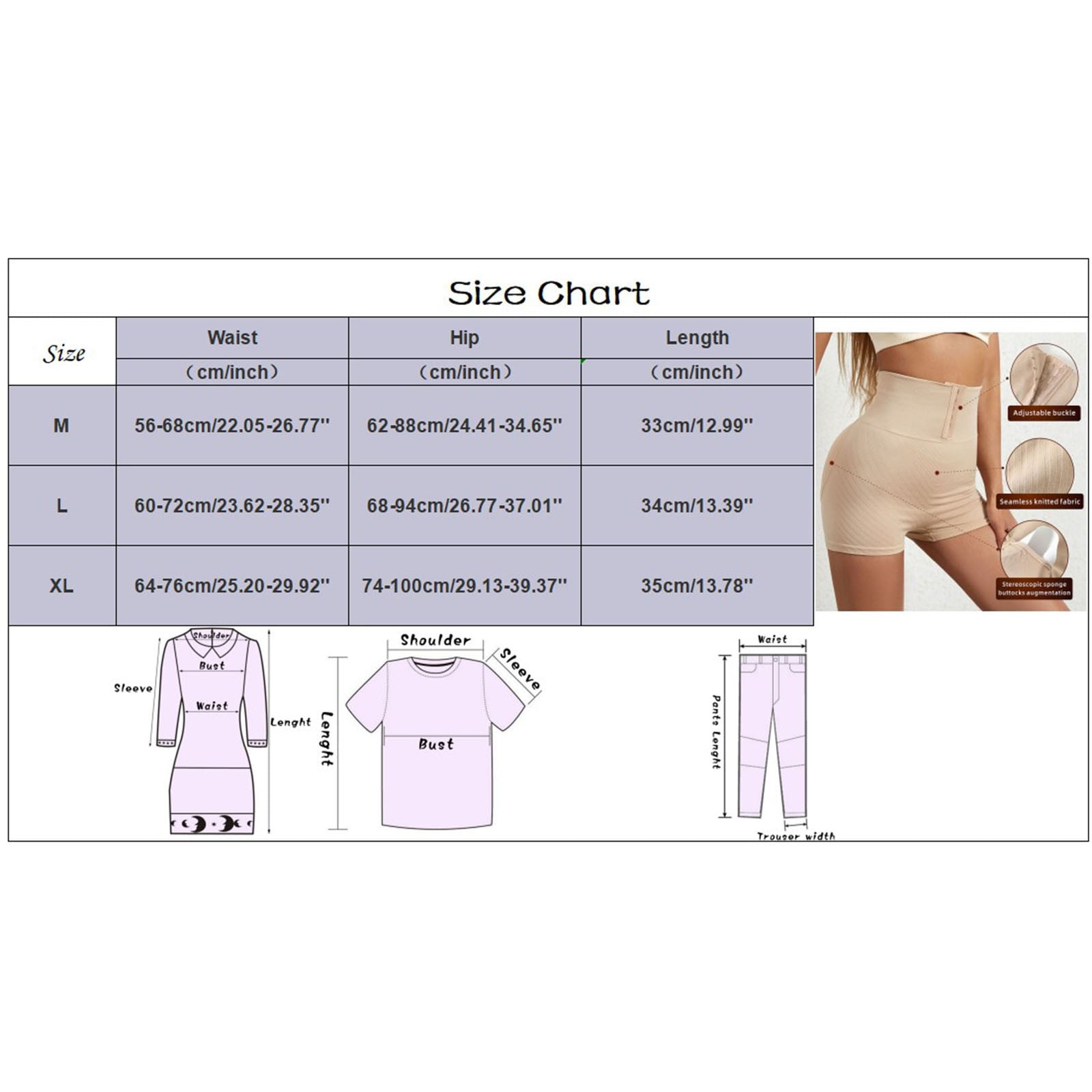 String Lot Grande Culotte Courte pour Femmes Taille Haute Serrée