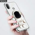 thumbnail image 2 of Case For Lenovo K14 Pro Solid Color Soft With Astronaut Bracket Silicone Plating Phone Cover For Lenovo K14 Plus K13 Note Case LXY, 2 of 7