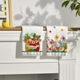 thumbnail image 3 of Watermelon Pineapple Coconut Summer Kitchen Towels Dish Towels, 18x26 Inch Spring Farmhouse Bees Flowers Decoration Hand Towels Set of 2, 3 of 6