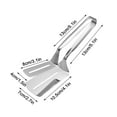 thumbnail image 4 of Xihbxyly Pinzas de Acero Inoxidable, Herramienta 3 En 1 para Asar, Pinza Resistente para Bistec, Aleta Versátil para Pescado, Diseño Fácil de Limpiar, Cocina Al Aire Libre, Agarre Ergonómico Seguro, 4 of 7