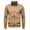 Brown, variant on Men's Winter Cardigans Zip Up Sweatshirts Stand Collar Jacket Casual Cardigan Jumper with Pockets Tracksuit Tops Long Sleeve Pullover Athletics Coat Lightweight Gym Jacket 2XL