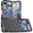 Black/Gray, variant on TJS for Motorola Razr 2026/2025/2024 Phone Case, [Military Grade] Noble Lined Shockproof Dual Layer Hybrid Protective Cover for Moto Razr 2026/2025 (Dark Purple/Black)
