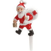 Standing 3D Santa Cake/Cupcake Decoration Picks 6 ct