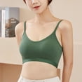 thumbnail image 5 of Cathalem Double Support Wireless Bra Lift Underwire Demi Bra With Push-up Cups,Green L, 5 of 5