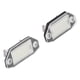 thumbnail image 2 of Luz de matrícula de automóvil LED Vevor blanca 12-24 V Plástico Plug and Play Ford Focus C‑MAX 2003‑2018, 2 of 5